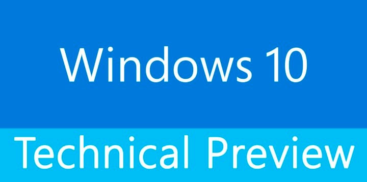 windows 10 technical preview